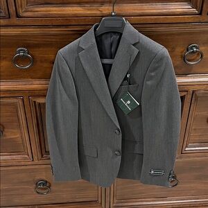 💕HP💕NWT! Brooks Brothers Boys Dark Gray Blazer